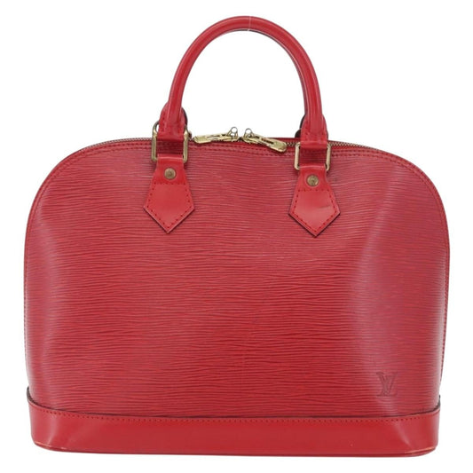 Louis Vuitton Alma Handbag Epi Leather, RED, LEATHER, Handbag