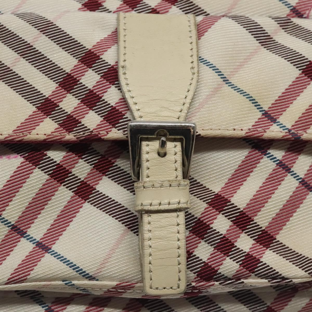 Burberry Nova Check Blue Label Nylon, BEIGE, NYLON, Shoulder bag