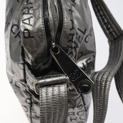 Chanel Unlimited Shoulder Bag Nylon, SILVER, NYLON, Shoulder bag