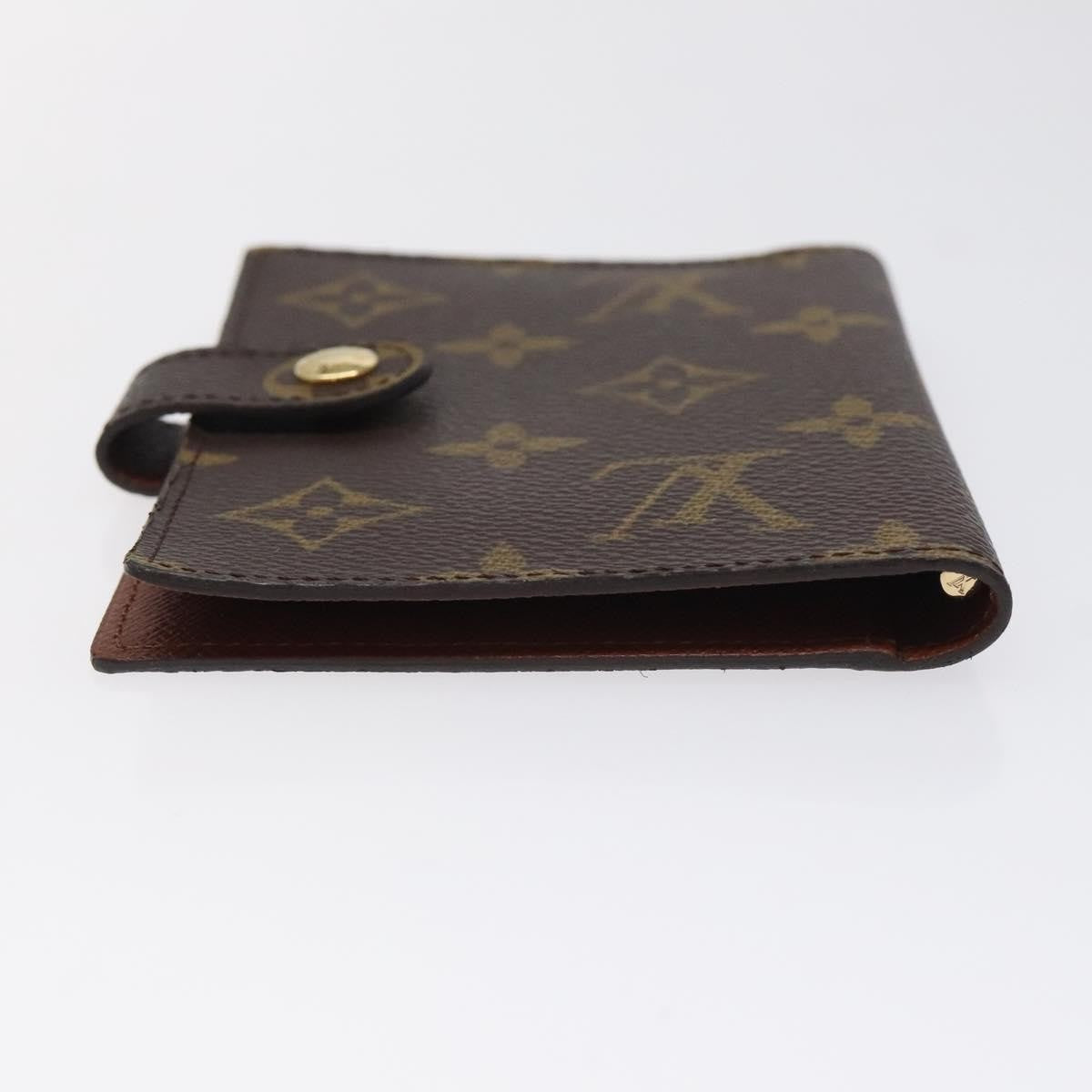 Louis Vuitton Agenda Cover Monogram Canvas, BROWN, CANVAS, Wallets