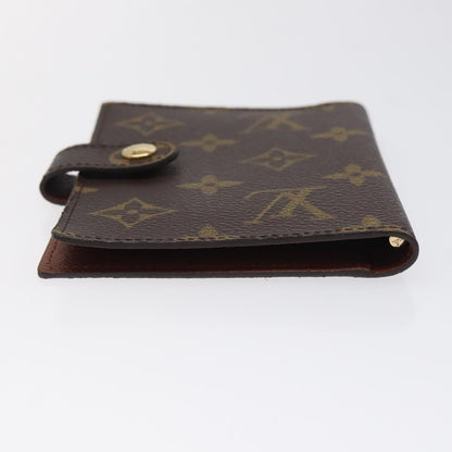 Louis Vuitton Agenda Cover Monogram Canvas, BROWN, CANVAS, Wallets