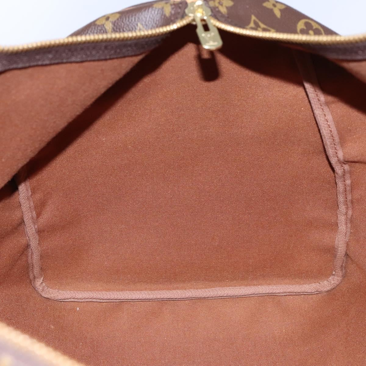 Louis Vuitton Keepall Bag Monogram Canvas, BROWN, CANVAS, Travel bag