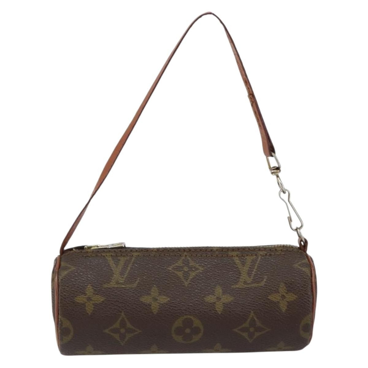 Louis Vuitton Papillon Pochette Monogram Canvas, BROWN, CANVAS, Clutche & pouche