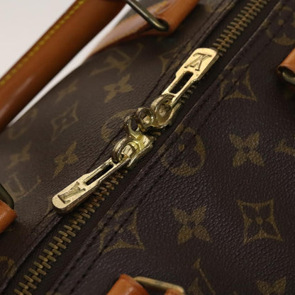 Louis Vuitton Keepall Bag Monogram Canvas, BROWN, CANVAS, Travel bag