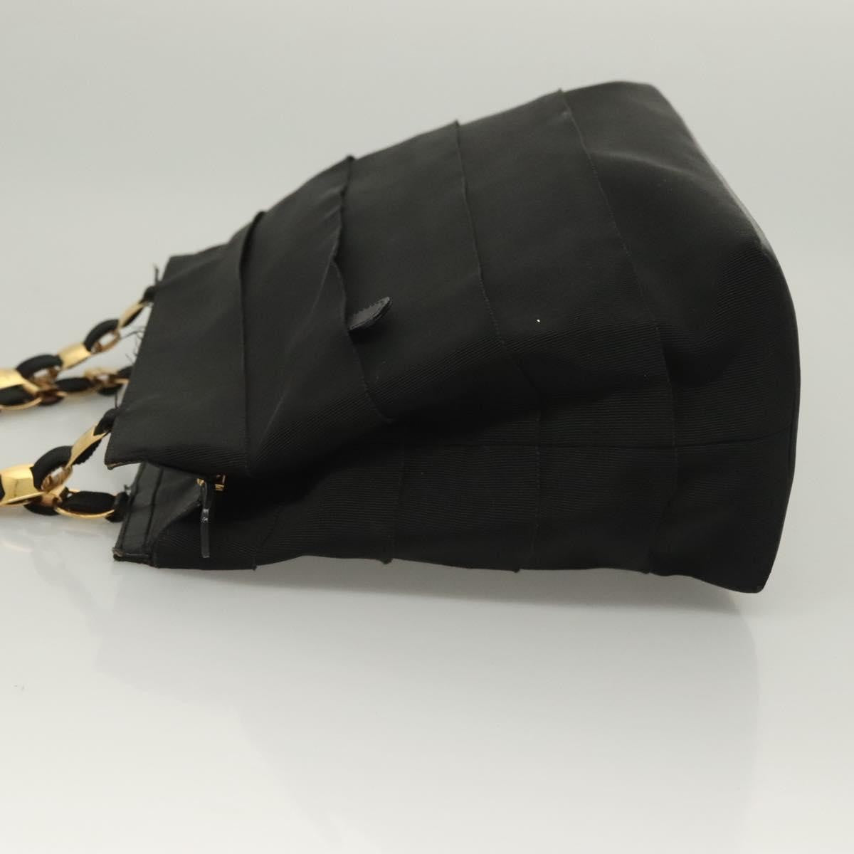 Salvatore Ferragamo Vala Shoulder Bag Canvas, BLACK, CANVAS, Shoulder bag