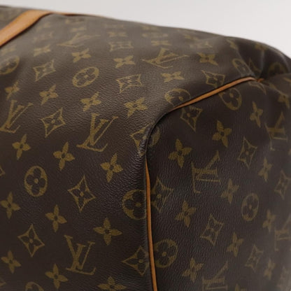 Louis Vuitton Keepall Bag Monogram Canvas, BROWN, CANVAS, Travel bag