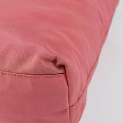 Prada Vintage Zip Tote Tessuto, PINK, NYLON, Tote bag