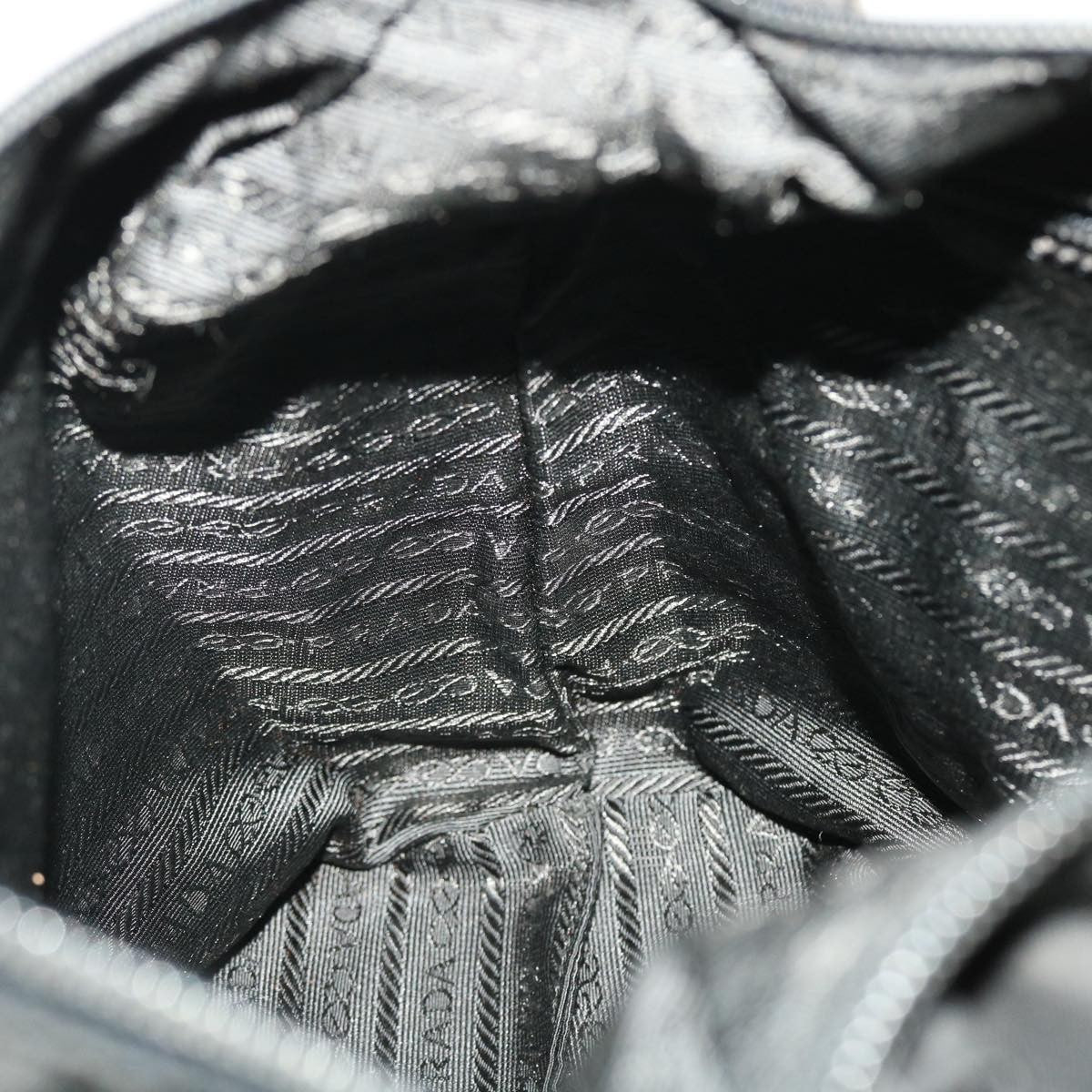 Prada Vintage Shoulder Bag Tessuto, BLACK, NYLON, Shoulder bag