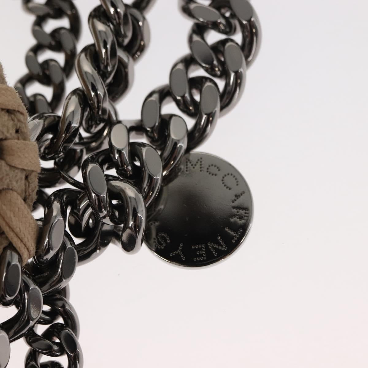 Stella McCartney Falabella Fold Over Bag Shaggy Deer, BEIGE, POLYESTER, Crossbody bag