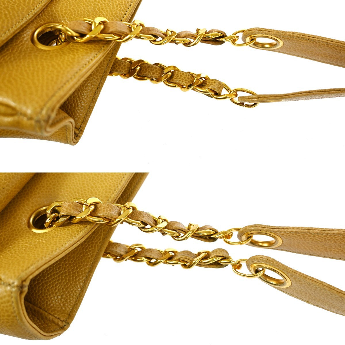 Chanel Vintage CC Front Pocket shoulder Bag Calfskin Leather, BEIGE, CALFSKIN, Shoulder bag