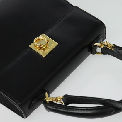 Celine Handbag Leather, BLACK, LEATHER, Handbag