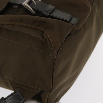 Prada Sac à dos Re-nylon nylon, KHAKI, NYLON, Backpack
