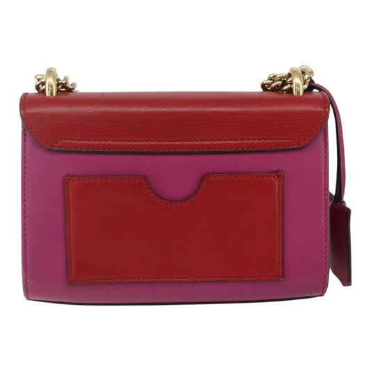 Gucci Padlock Shoulder Bag Leather, RED, LEATHER, Shoulder bag
