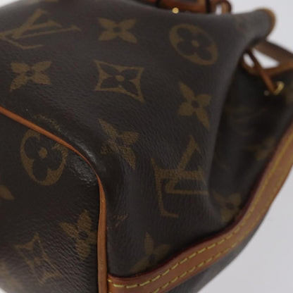 Louis Vuitton Nano Noe Shoulder Bag Monogram Canvas, BROWN, CANVAS, Shoulder bag