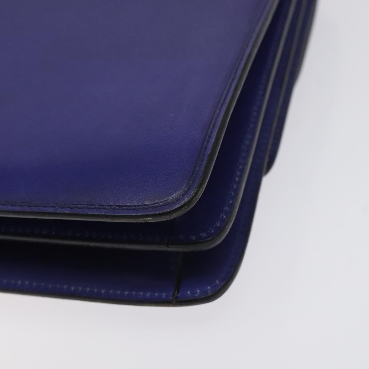 Celine Gancini Handbag Leather, PURPLE, LEATHER, Handbag