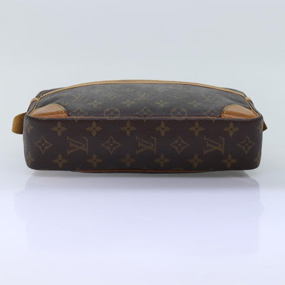 Louis Vuitton Compiegne Canvas, BROWN, CANVAS, Clutche & pouche