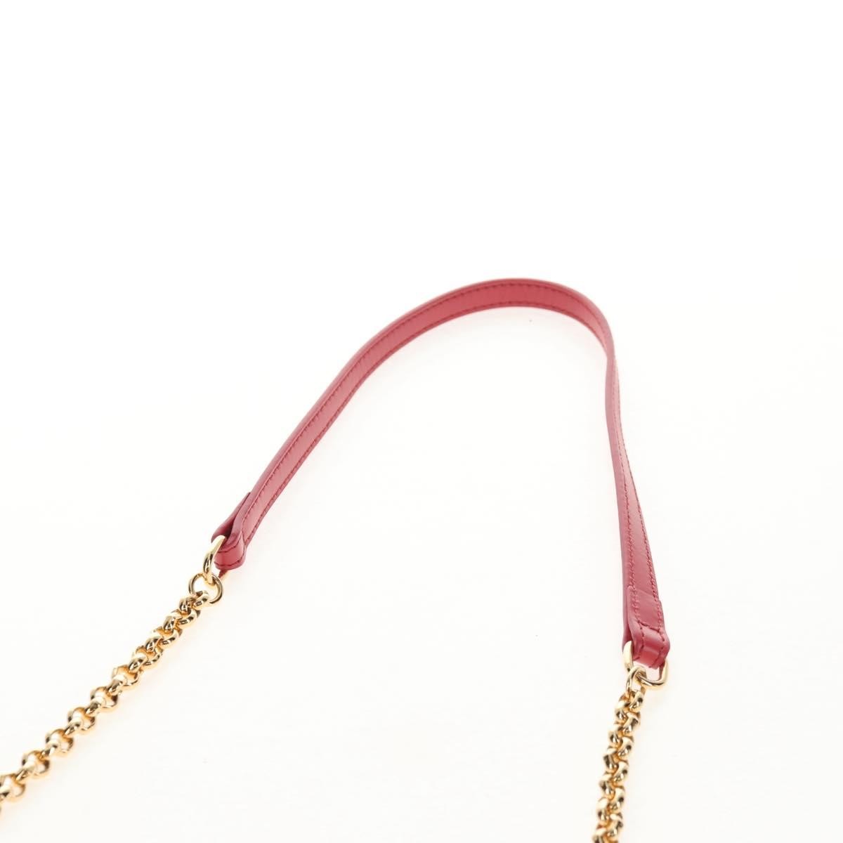Chloe C Chain Clutch Leather, PINK, LEATHER, Clutche & pouche