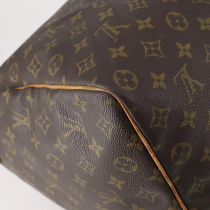 Louis Vuitton Keepall Bag Monogram Canvas, BROWN, CANVAS, Travel bag