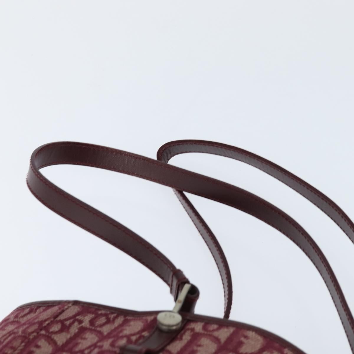 Christian Dior Trotteur Tote Bag Canvas, RED, CANVAS, Tote bag