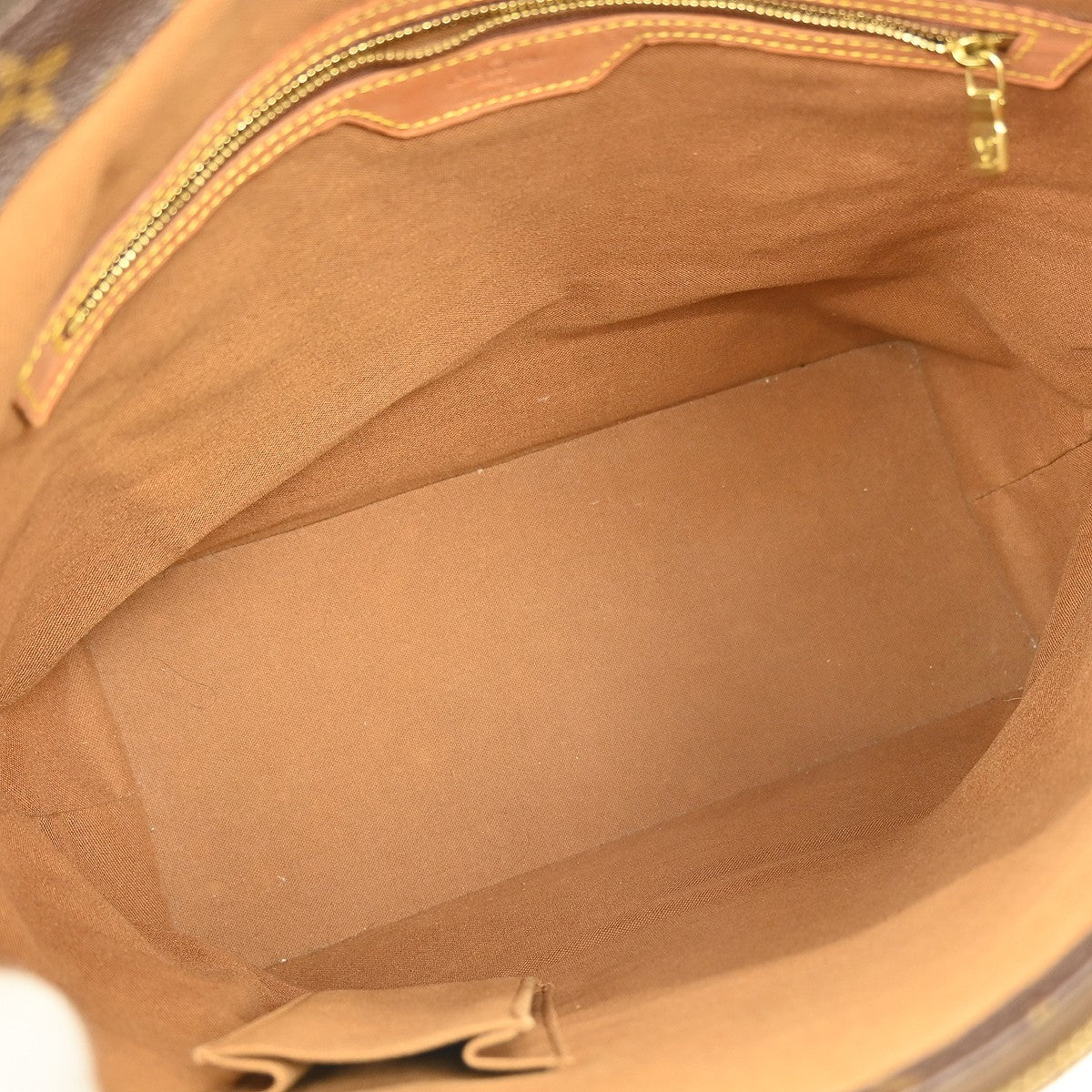 Louis Vuitton Cabas Mezzo Monogram Canvas, BROWN, CANVAS, Tote bag