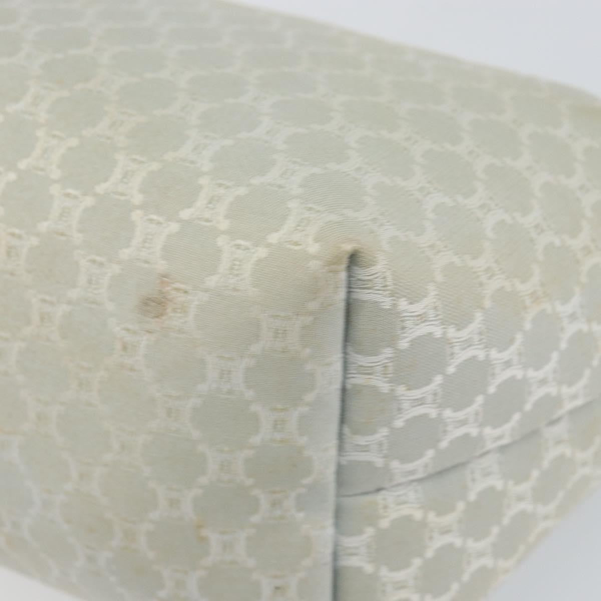 Celine Macadam Handbag Macadam with leather, SILVER, CANVAS, Handbag