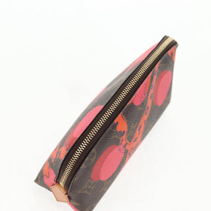 Louis Vuitton Cosmetic Pouch Limited Edition Monogram Jungle Dots, BROWN, CANVAS, Toiletry Case