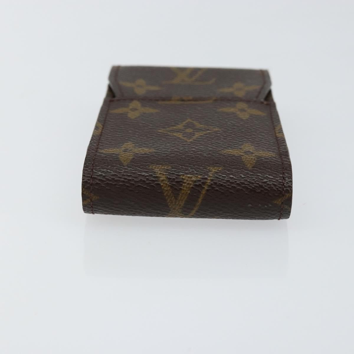 Louis Vuitton Etui Cigarette Case Monogram canvas, BROWN, CANVAS, Toiletry Case