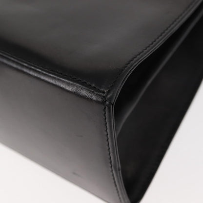 Salvatore Ferragamo Gancini Convertible Top Handle Bag Leather, BLACK, LEATHER, Handbag