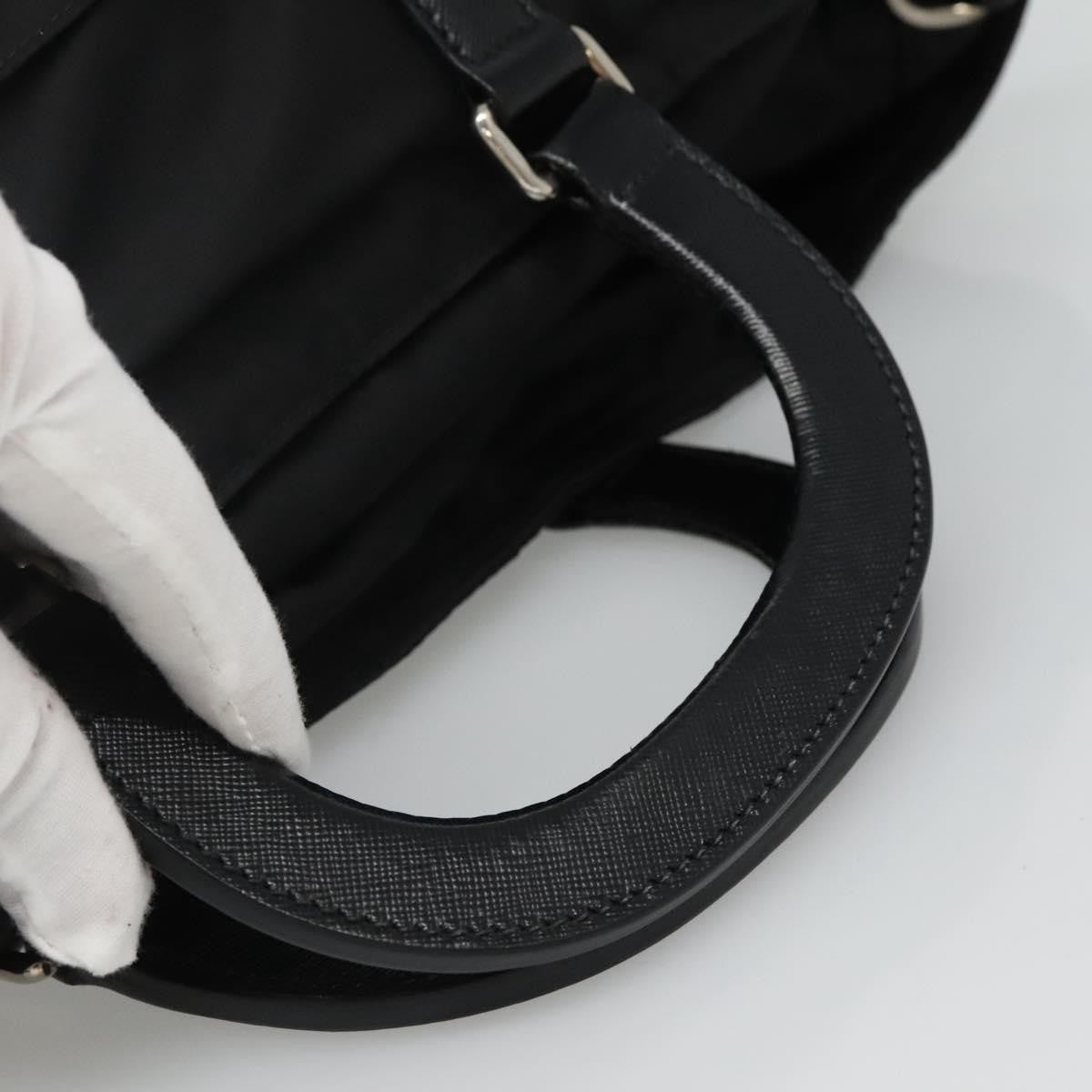 Prada Vintage Handbag Tessuto, BLACK, NYLON, Handbag