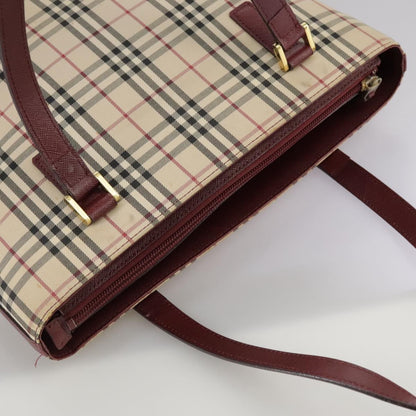 Burberry Nova Check Tote canvas check pattern, BEIGE, CANVAS, Tote bag