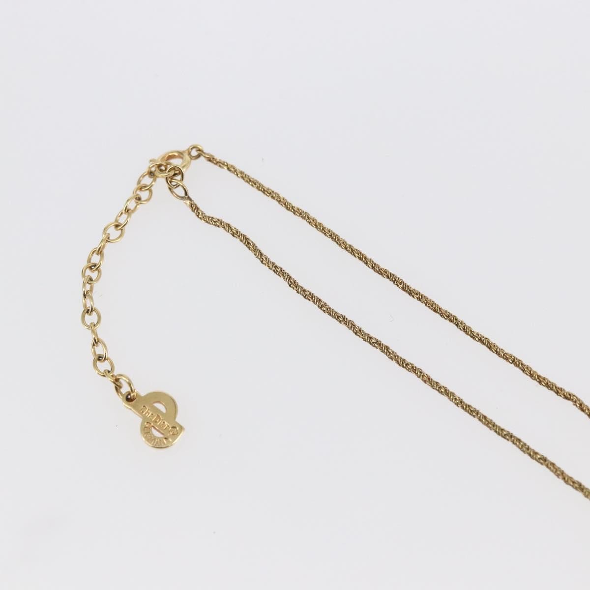 Christian Dior CD Pendant Necklace Metal, GOLD, METAL, Necklace