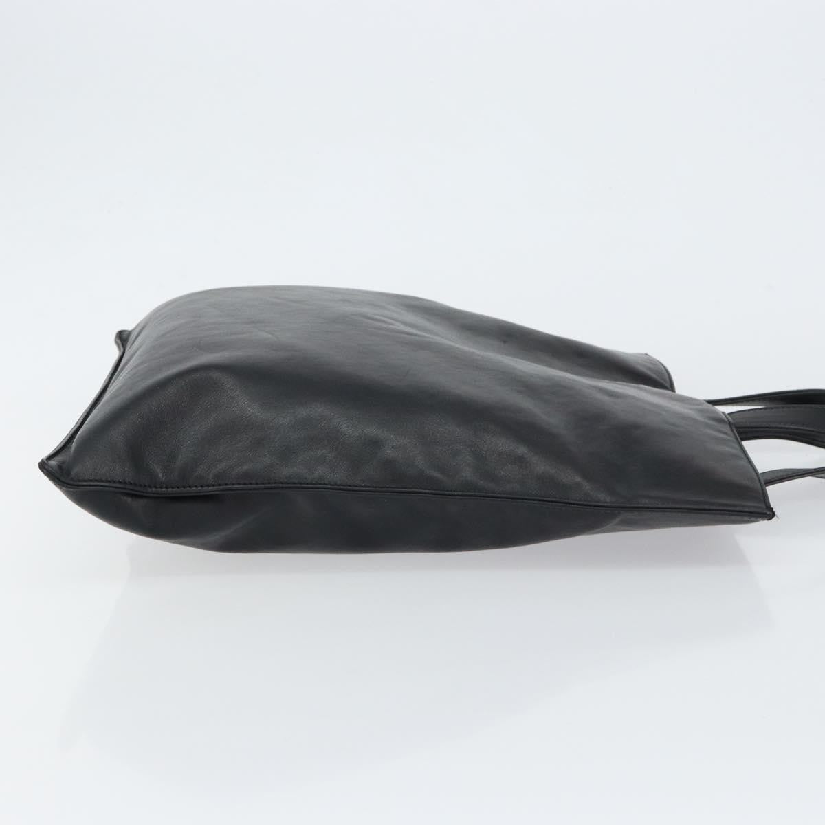 Loewe Vintage Anagram Tote Leather, BLACK, LEATHER, Tote bag