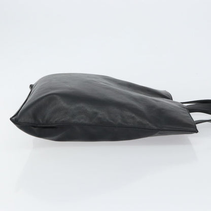 Loewe Vintage Anagram Tote Leather, BLACK, LEATHER, Tote bag