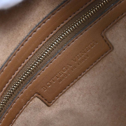 Bottega Veneta Veneta Hobo Intrecciato Nappa, BROWN, LEATHER, Handbag