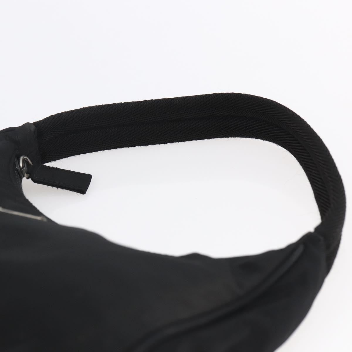 Prada Hobo Tessuto, BLACK, NYLON, Handbag