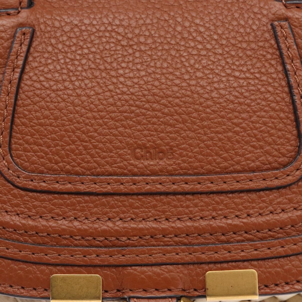 Chloe Marcie Basket Bag Raffia and Leather, BEIGE, WICKER, Handbag