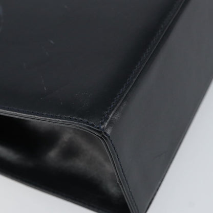 Salvatore Ferragamo Gancini Shoulder Bag Leather, NAVY, LEATHER, Shoulder bag