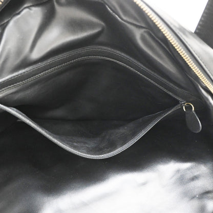 Christian Dior Vintage CD Handbag Leather, BLACK, LEATHER, Handbag