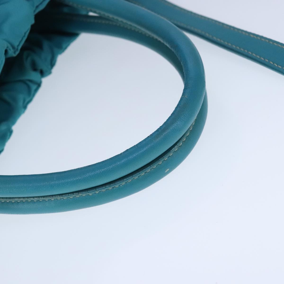 Prada Bow Convertible Tote Tessuto, BLUE, NYLON, Handbag