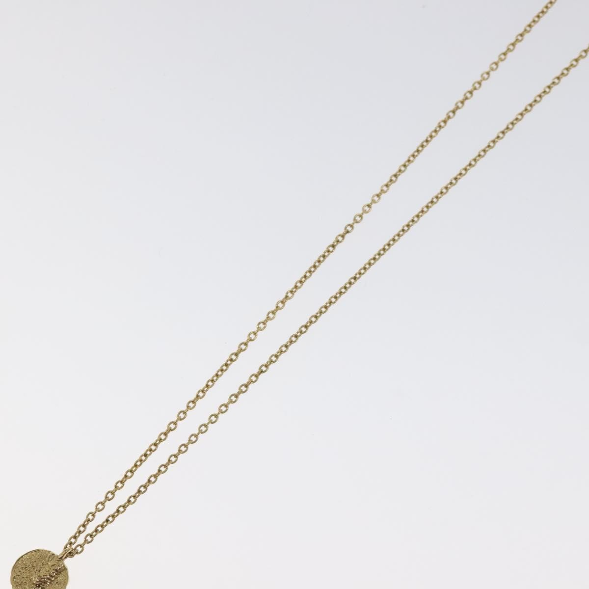 Christian Dior CD Pendant Necklace Gold-plated, GOLD, METAL, Necklace