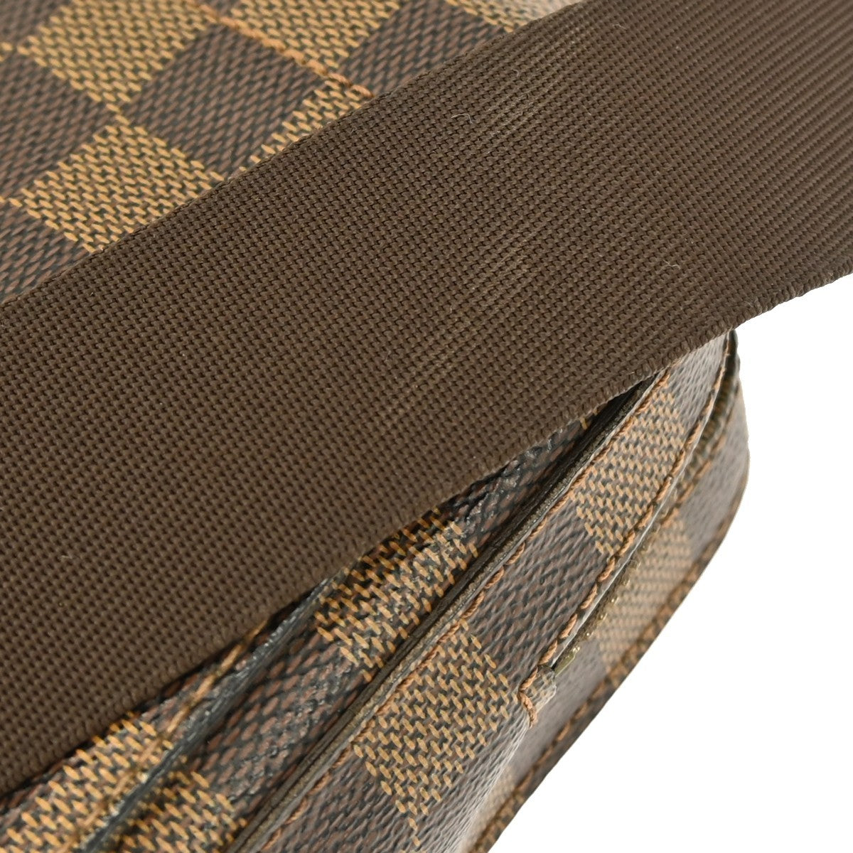 Louis Vuitton Geronimos Waist Bag Damier, BROWN, CANVAS, Shoulder bag