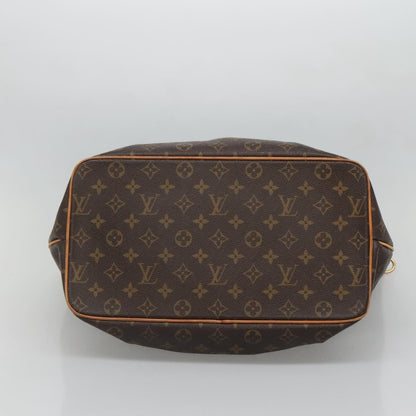 Louis Vuitton Palermo Handbag Monogram Canvas, BROWN, CANVAS, Tote bag