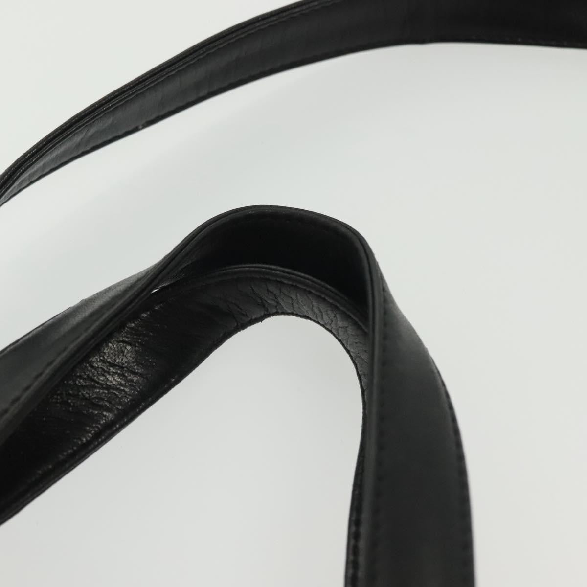 Loewe Anagram handbag Leather, BLACK, LEATHER, Handbag