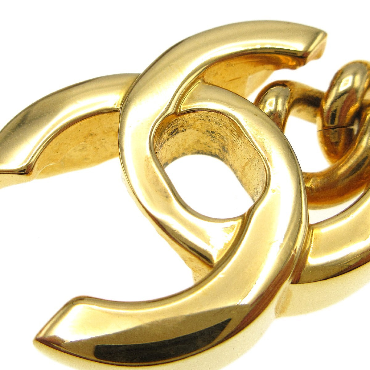 Chanel Vintage CC Turnlock Chain Bracelet Metal, GOLD, GOLD_PLATED, Bracelet