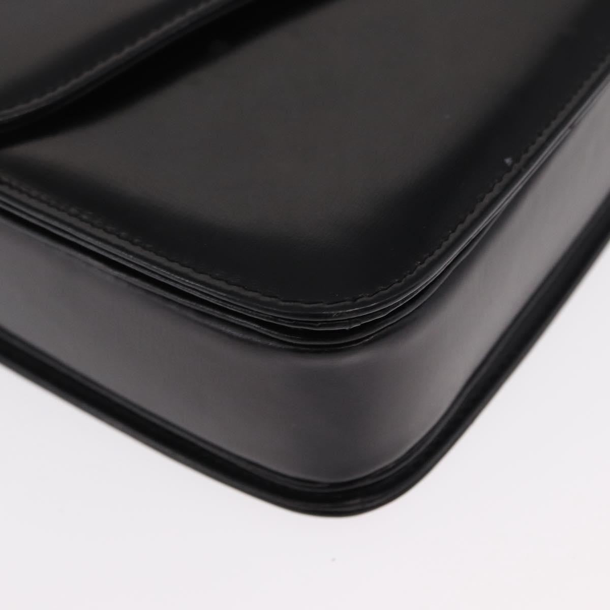 Gucci Vintage Shoulder Bag Leather, BLACK, LEATHER, Shoulder bag