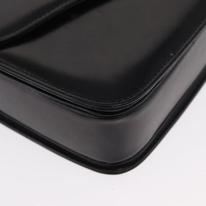 Gucci Vintage Shoulder Bag Leather, BLACK, LEATHER, Shoulder bag