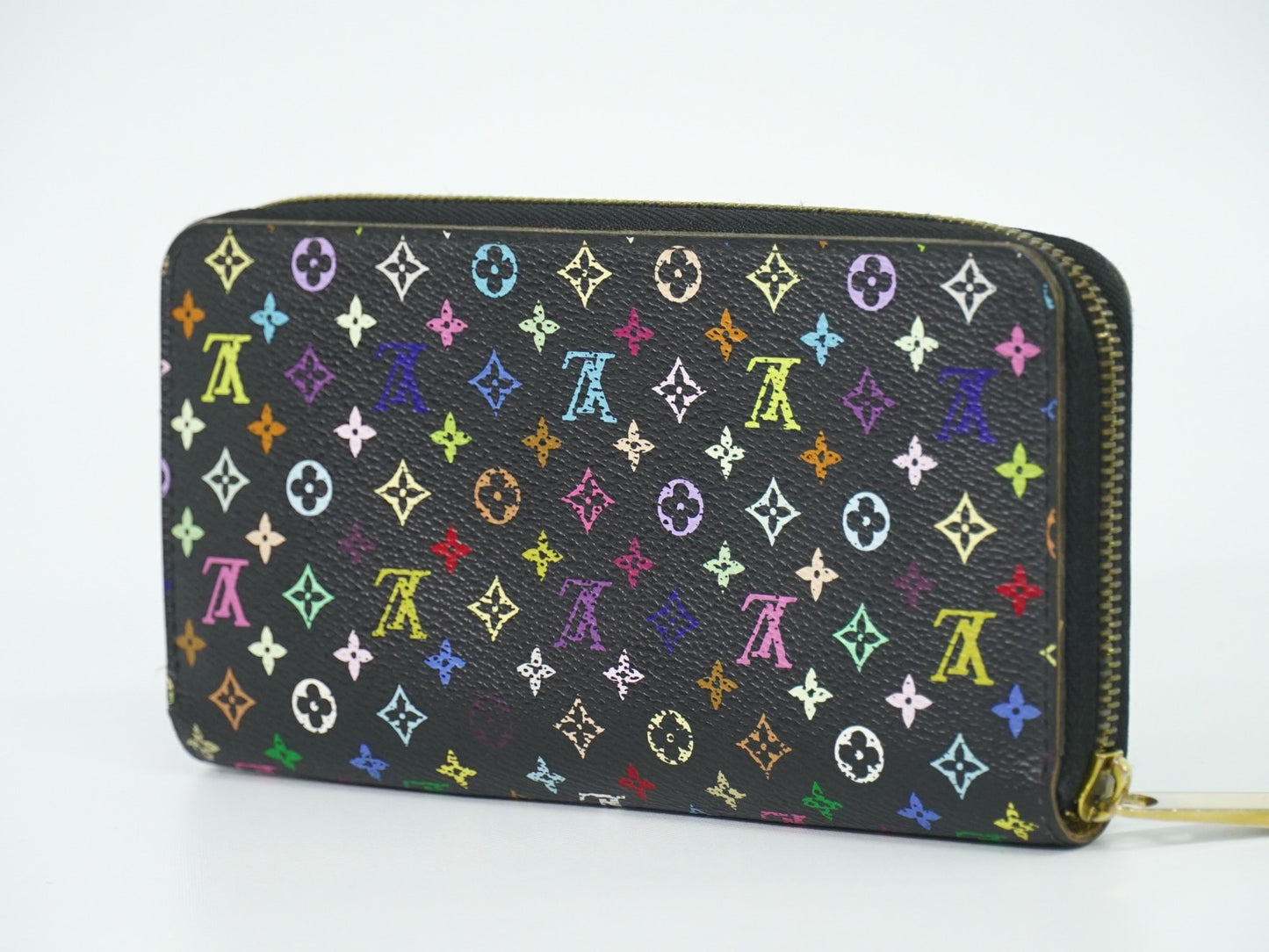 Louis Vuitton Zippy Wallet NM Monogram Multicolor Canvas, BLACK, CANVAS, Wallets