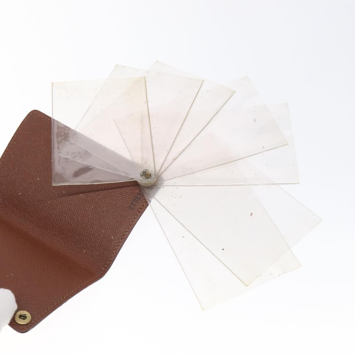 Louis Vuitton Porte Cartes Pression Card Case Monogram Canvas, BROWN, CANVAS, Card Holders