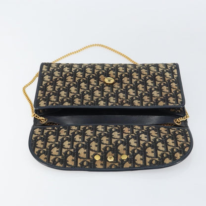 Christian Dior Vintage CD trotter Shoulder bag Canvas, NAVY, CANVAS, Shoulder bag