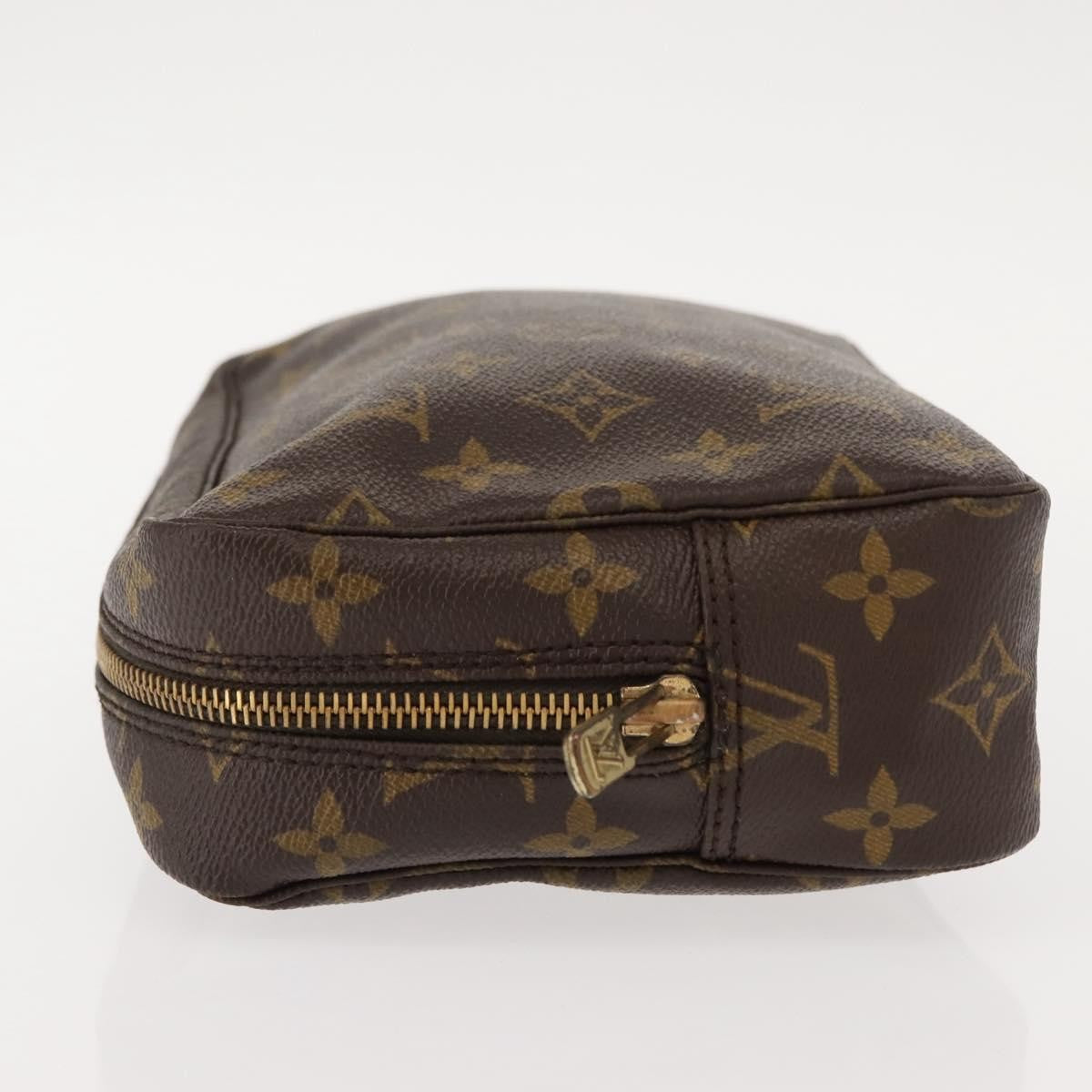 Louis Vuitton Trousse Toiletry Pouch Monogram Canvas, BROWN, CANVAS, Toiletry Case